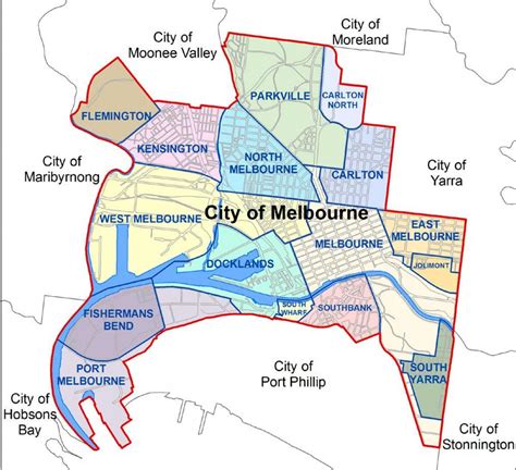 city of melbourne area